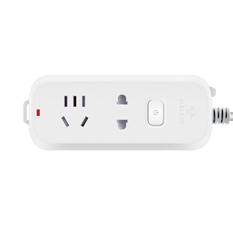 公牛(BULL)插座 GN-B5110 新国标2插位全长1.8米 带保护门电源插座/接线板/拖线板