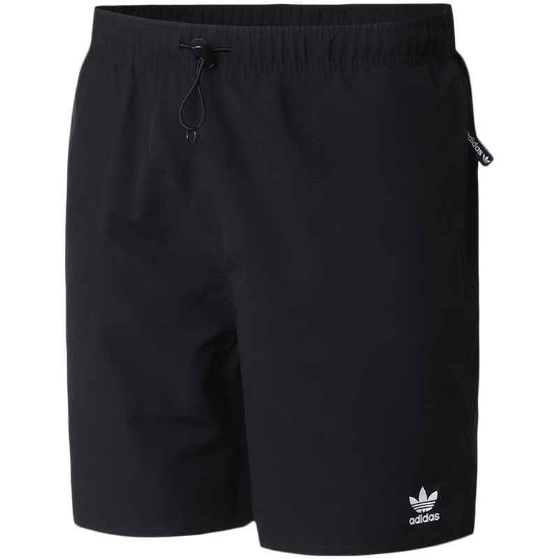 阿迪达斯adidas三叶草男装运动服休闲针织短裤FM3687