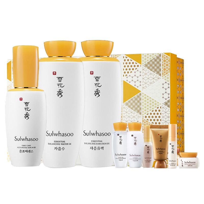 雪花秀Sulwhasoo明星肌本护肤礼盒水乳精华套装 改善暗沉 控油平衡 紧肤淡皱 各种肤质通用 正常规格 正品保障