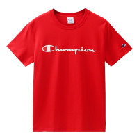 Champion 2020冠军ins潮牌夏季情侣装宽松圆领男士女款印花字母短袖运动T恤衫 C3-H374