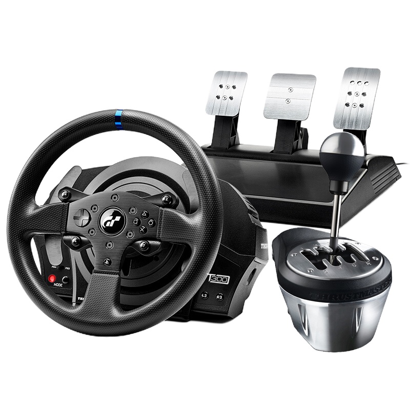 图马思特T300GT定制版+TH8A手排档 1080度力反馈赛车模拟驾驶游戏方向盘 兼容PC/PS5/PS4 赛车尘埃4