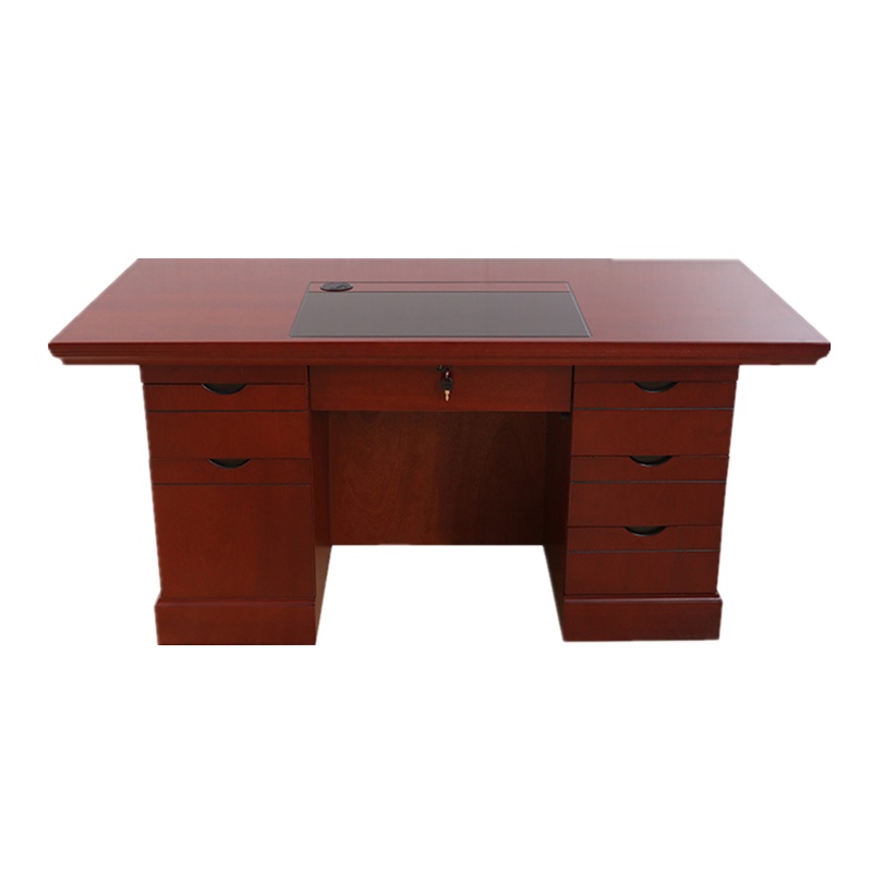 豫亨 办公家具贴木皮办公桌电脑桌职员办公桌财务桌主管桌写字台老板桌单人桌教师办公桌经理桌