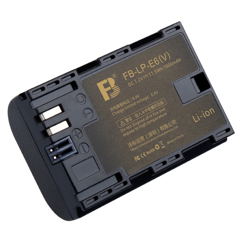 沣标FB 高端数码电池LP-E6V 单反相机电池