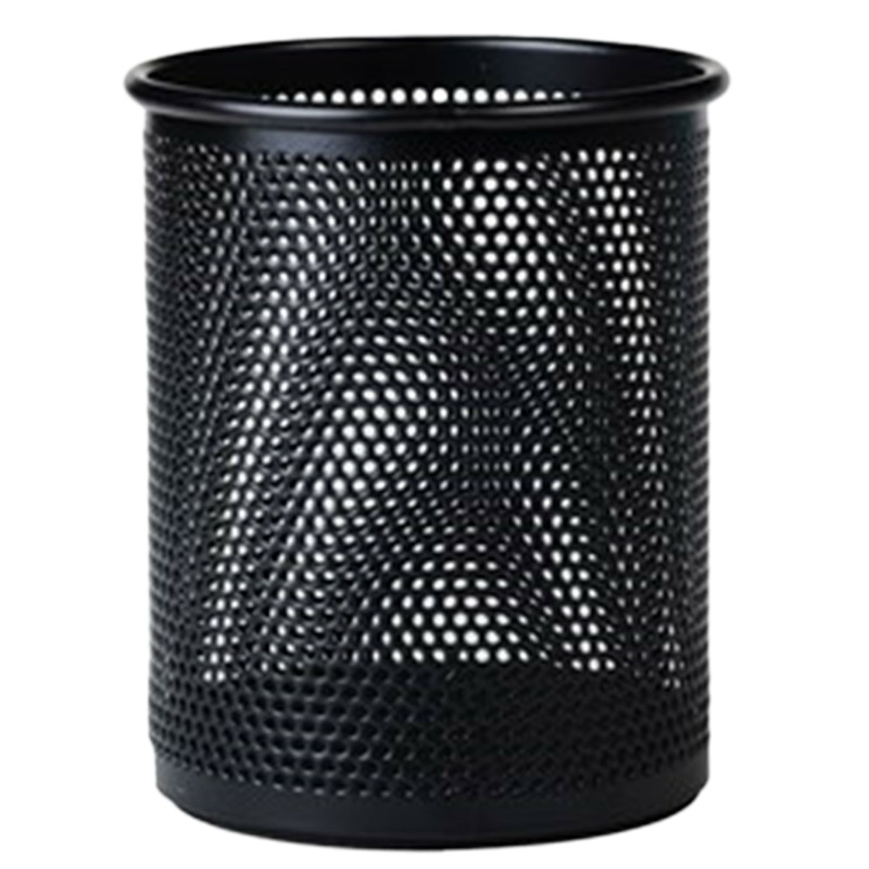 晨光 ABT98403 金属黑色圆形网状笔筒 黑色 (单位:件)/4件装
