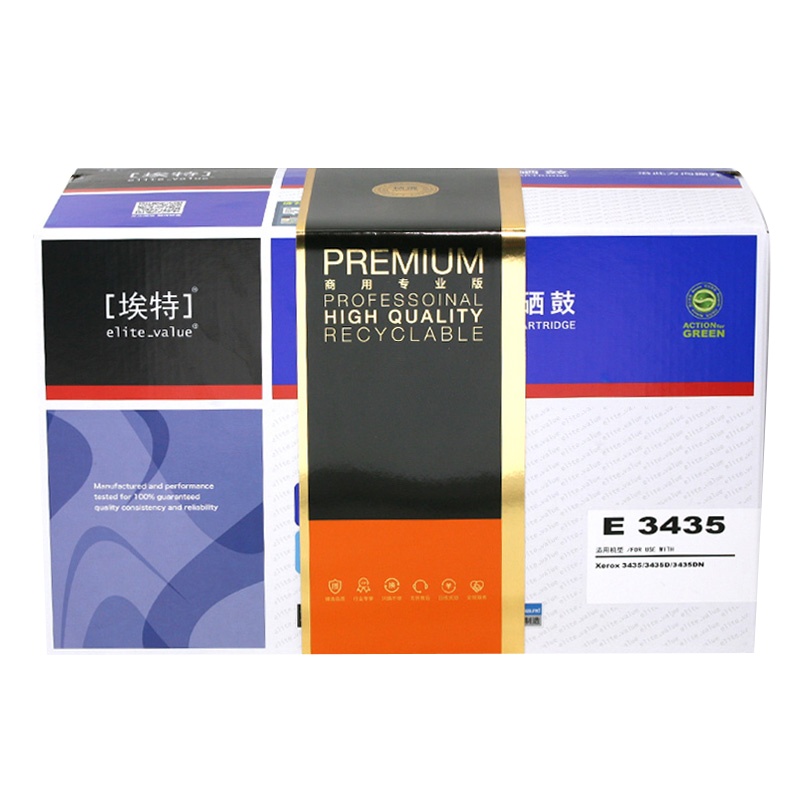 埃特(elite_value) E 3435 一体式硒鼓,打印量5000 (单位:盒)黑色