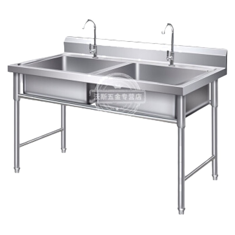 标灿不锈钢商用单水槽500*500*800mm