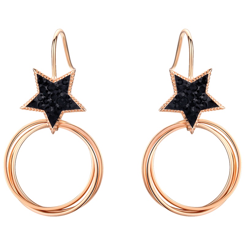 佰色传情纯银耳环耳坠女气质长款网红高级感2019新款潮耳饰