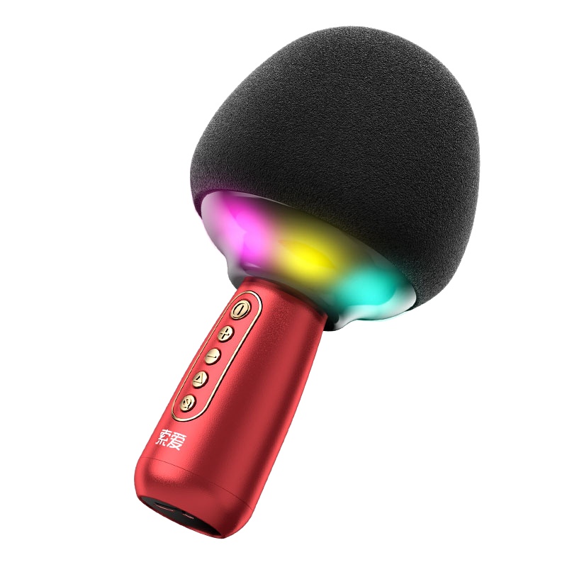 索爱MC15 小巨蛋话筒音响一体麦克风家用KTV全民电视唱歌户外儿童K歌神器适用唱吧手机无线蓝牙直播