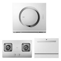 老板(ROBAM)厨房大白三件套CXW-200-21A6+32G5+W772X 侧吸烟灶洗碗机套餐 天然气/液化气