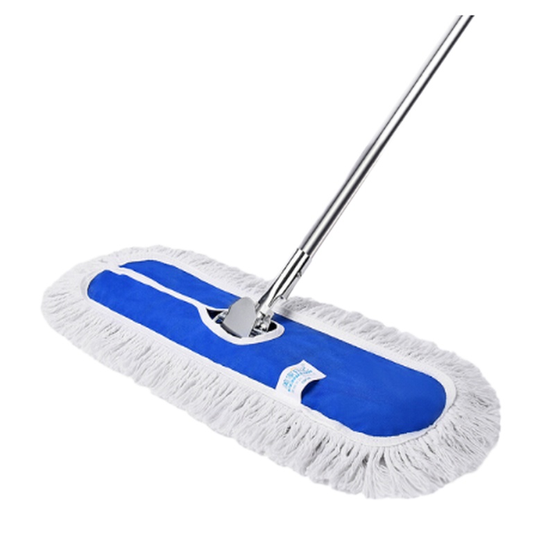 全棉大拖把 平板拖把 吸尘拖把 墩布平拖 地面清洁 蜡拖 好神拖好神推 60CM尘推套装