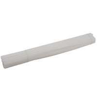 得力(deli)尼龙装订管装订铆管(透明)(100支/盒) 财务装订机专用透明装订铆管3832