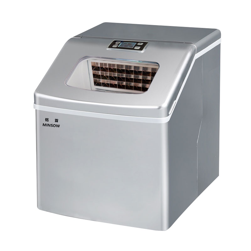 铭首(Minsow)HZB-20F/A 制冰机 奶茶店酒吧 方形冰制冰机 出冰量 25kg/24小时