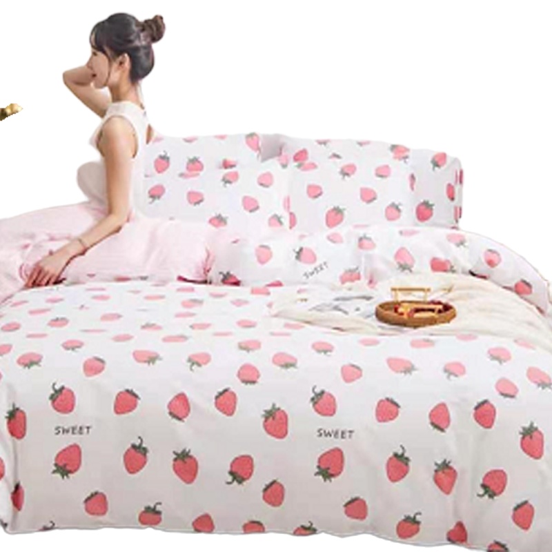 罗莱 全棉四件套 颜色随机