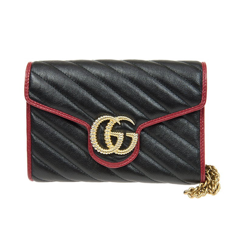 [畅享]GUCCI 古驰 女士黑色挎包 573807-0OLFX-8277