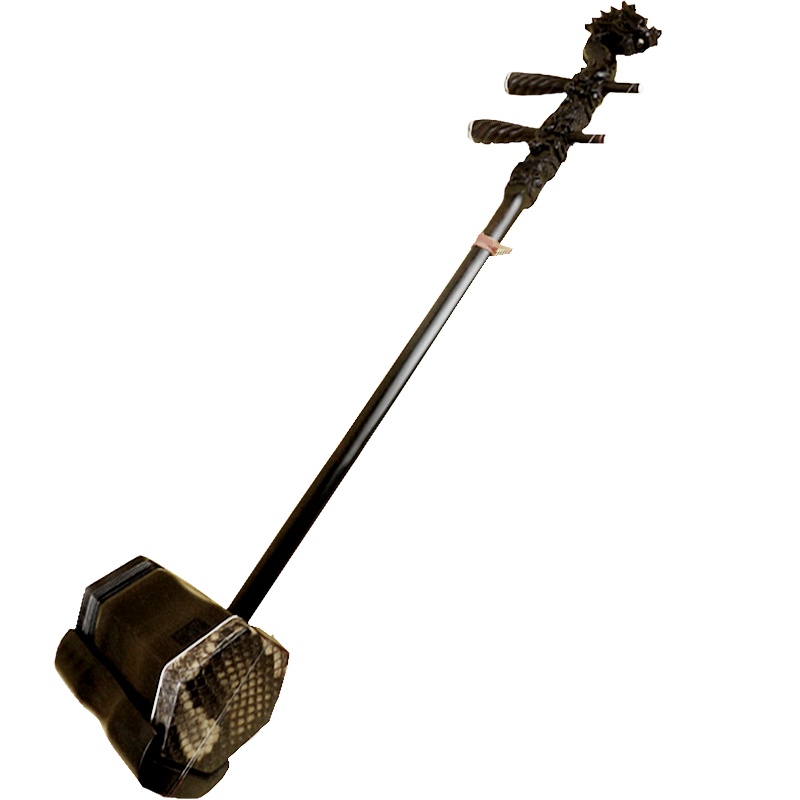 梵巢 二胡弦乐器 黑檀木 龙头 演奏 初学 考试 成人二胡 乐器 六角琴 筒子 手工制作 木轴 黑檀木成人二胡018