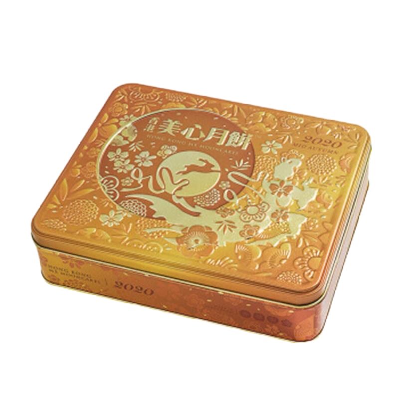 MX双黄白莲蓉 港式中秋月饼礼盒 740g*4枚装