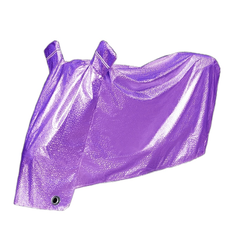 新款电动摩托车遮雨罩车罩电瓶防晒防雨罩车衣套遮阳盖布防尘罩子 罗兰紫 S 抖音