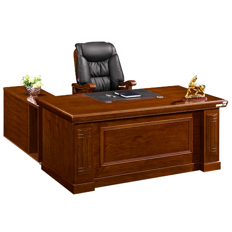 瑞丰杰 办公桌1.6米 RJ-D1608 木皮油漆办公桌班台