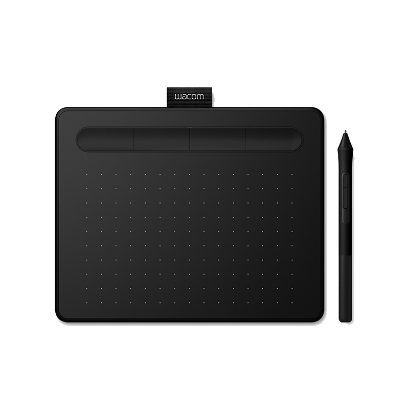 和冠 Wacom CTL-4100/K0 数位板 绘画板 4096级压感 电磁压感式 USB2.0 黑色 小号