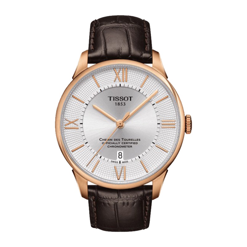 天梭(TISSOT)杜鲁尔系列自动机械时尚商务休闲皮带男士手表T099.408.36.038.00