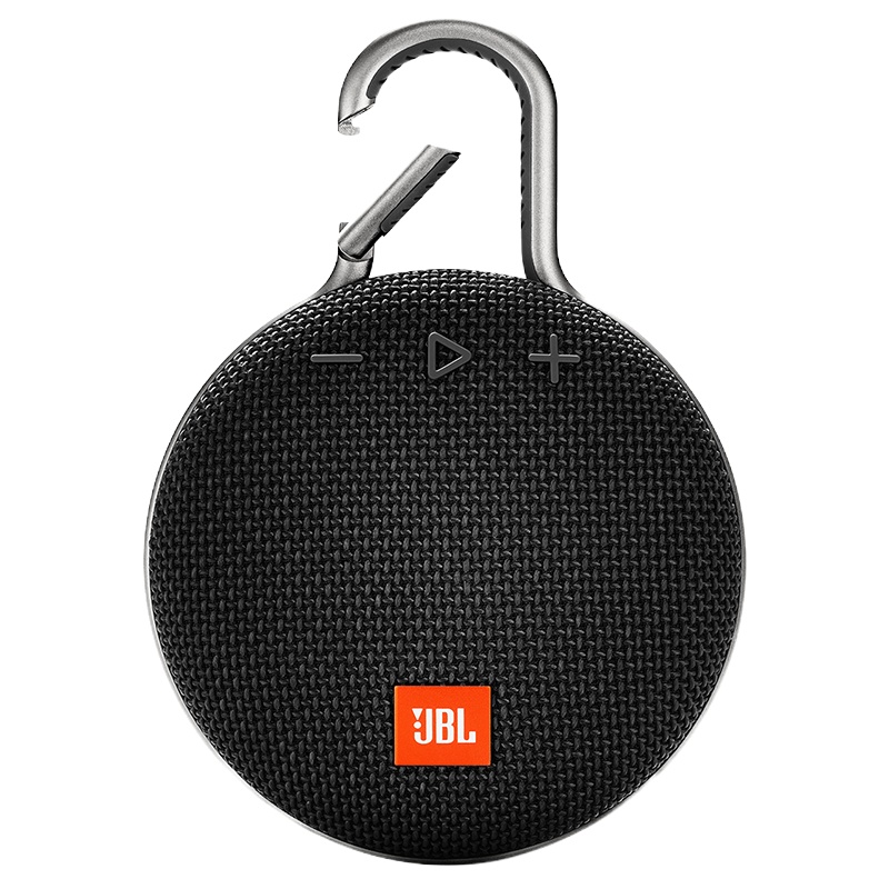 JBL CLIP3 无线音乐盒三代 蓝牙便携音箱+低音炮 户外音箱 迷你音响 防水设计 儿童在线学习 居家教育 夜空黑
