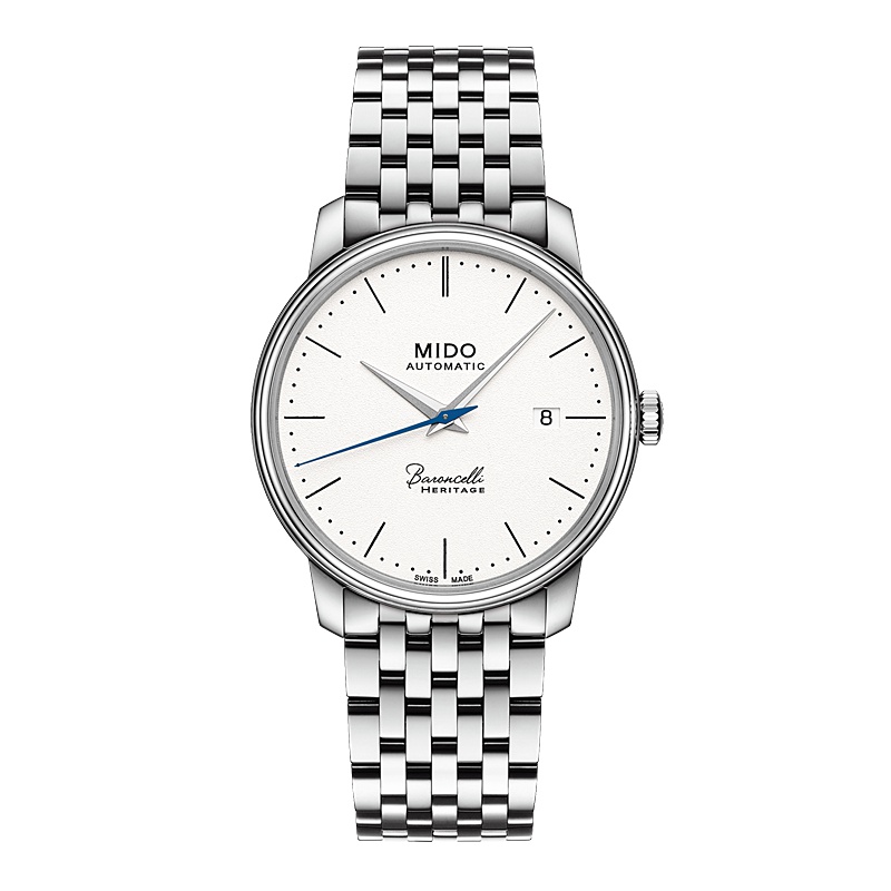 美度贝伦赛丽40周年典藏系列纪念款薄机械情侣表男M027.407.11.010.00