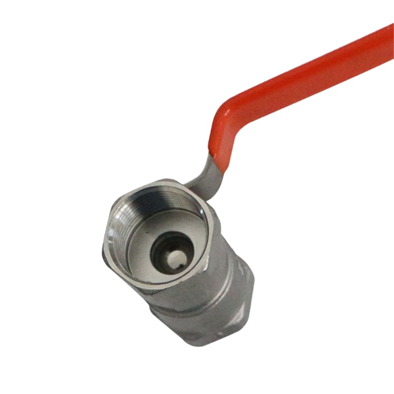 埃美柯 1/2 不锈钢两片式球阀/银色(单位:个 )