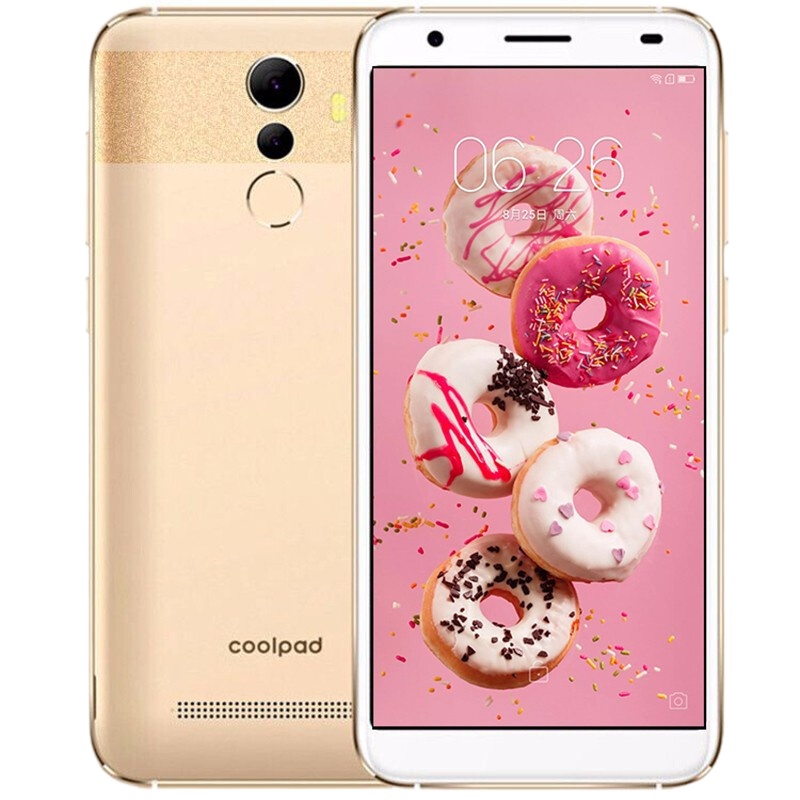 酷派(Coolpad) 锋尚 金色 移动 联通 双4G   支持老年模式  高清摄像头  3G运行 32G内存   双卡双待 5.45全面屏 支持 老年亲情模式手机 店铺保修1年
