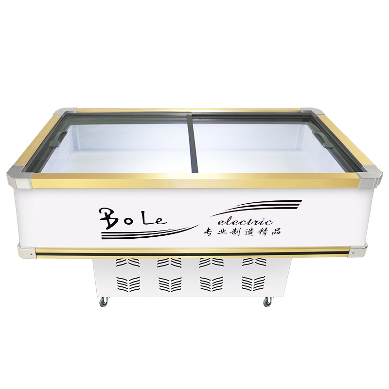 五洲伯乐(WUZHOUBOLE)SWD-1680 234升海鲜柜 商用生鲜冷藏柜 肉食保鲜展示柜 推拉门冰柜 卧式冷柜