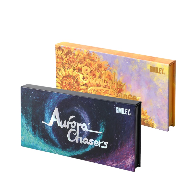 Smiley思麦脸微笑 花田向阳眼影盘8g 九色盘高颜值眼影初学者