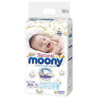 尤妮佳MOONY皇家自然系列纸尿裤新生儿63片(0-5kg)