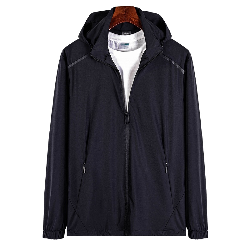 木林森情侣款休闲连帽夹克春秋新款时尚透气百搭休闲外套男