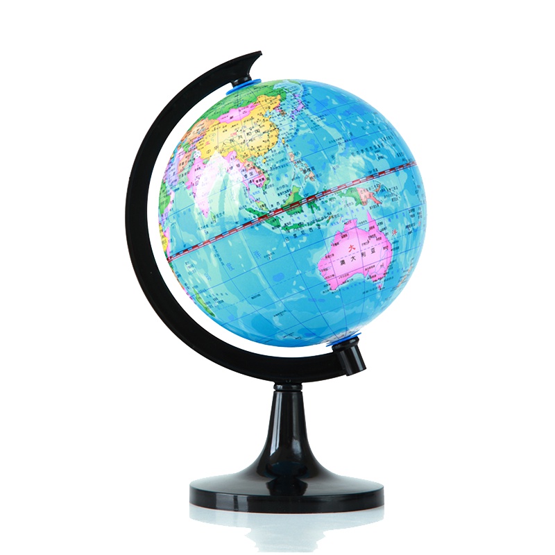 得力(deli)3031万向地球仪带支架 (彩色地球仪直径10.6cm)