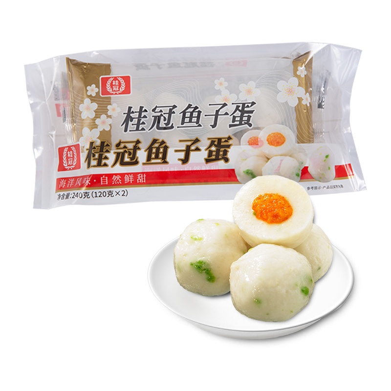 桂冠 鱼子蛋 240g 火锅丸料 烧烤食材 冰岛柳叶鱼籽