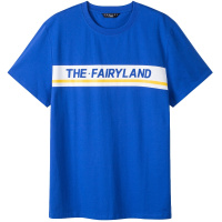 [2折价19元]唐狮短袖T恤男潮流夏季新款韩版宽松文字印花青少学生衣服