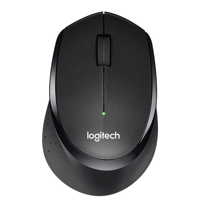 罗技(Logitech)M330无线鼠标-黑色×4个装