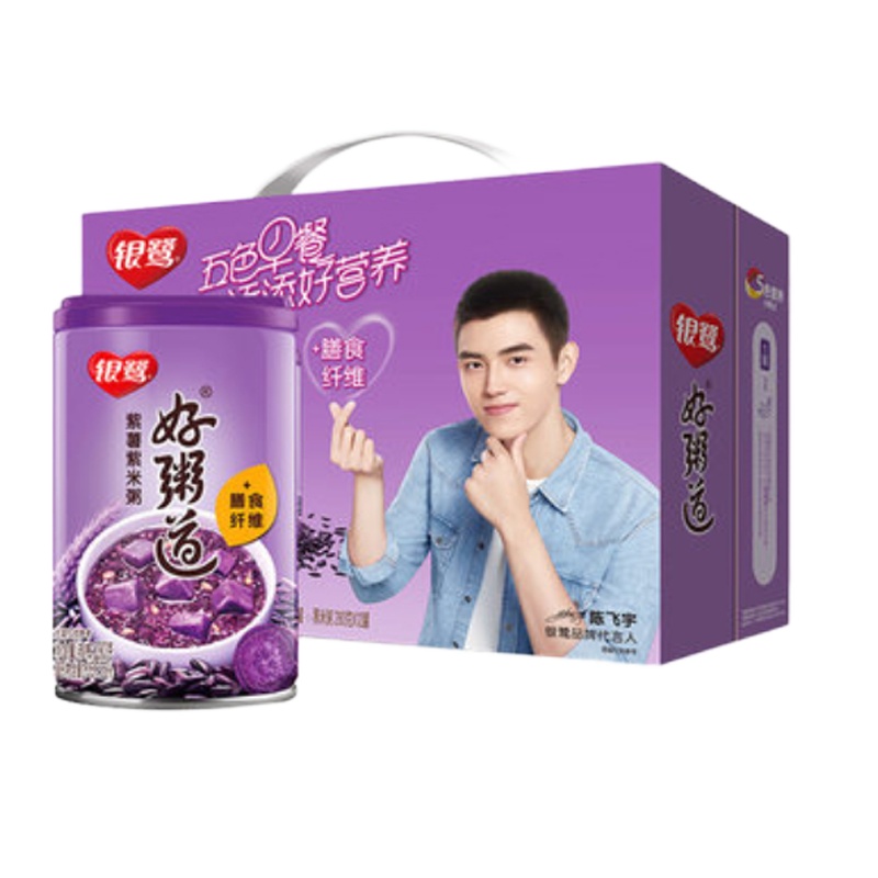 银鹭紫薯紫米粥