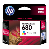 惠普(HP)F6V26AA 680彩色墨盒(适用HP DeskJet 2678 3638 3776 3838 3779)