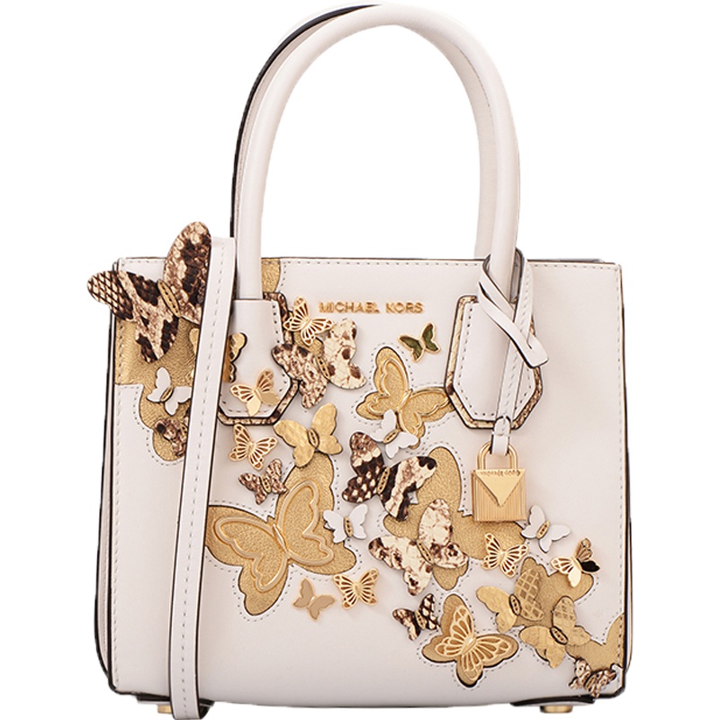 MICHAEL KORS 迈克·科尔斯 MK女包 蝴蝶装饰皮革手提单肩斜挎包 30S9GM9M6K