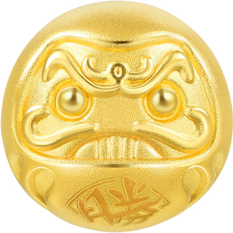 周生生(CHOW SANG SANG)金足金阳师达摩御行/奉为/招福/大吉/胜利Charme转运珠