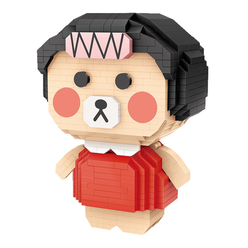 LOZ俐智德国积木益智启蒙拼插积木9242 gurupu咕噜