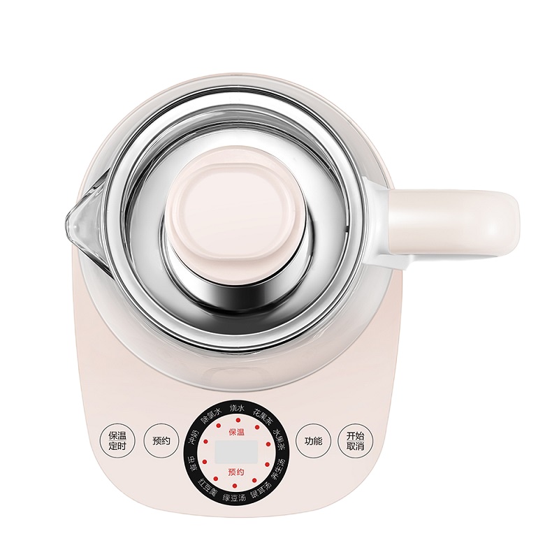 苏泊尔(陕西) SW-15Y12 1.5L 高硼玻璃 多功能 智能预约 养生壶 裸粉色