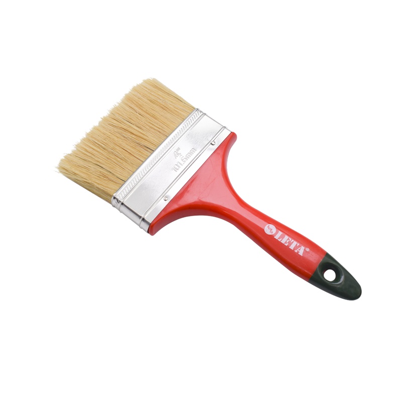 勒塔(LETA) 4英寸毛刷 油漆刷子 猪毛刷子 扫灰刷排笔刷 乳胶漆刷墙面漆防水涂料刷墙工具LT-HA354