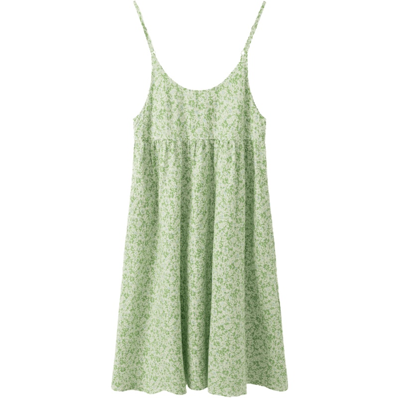 OtherMix碎花吊带连衣裙2021年夏季新款法式露背宽松套头女式裙子