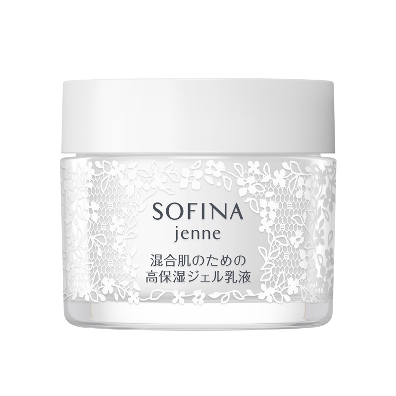 苏菲娜(Sofina)透美颜饱水控油双效啫喱乳（混合肌适用）50g 面霜保湿补水清爽乳液控油平衡日本原装进口通用