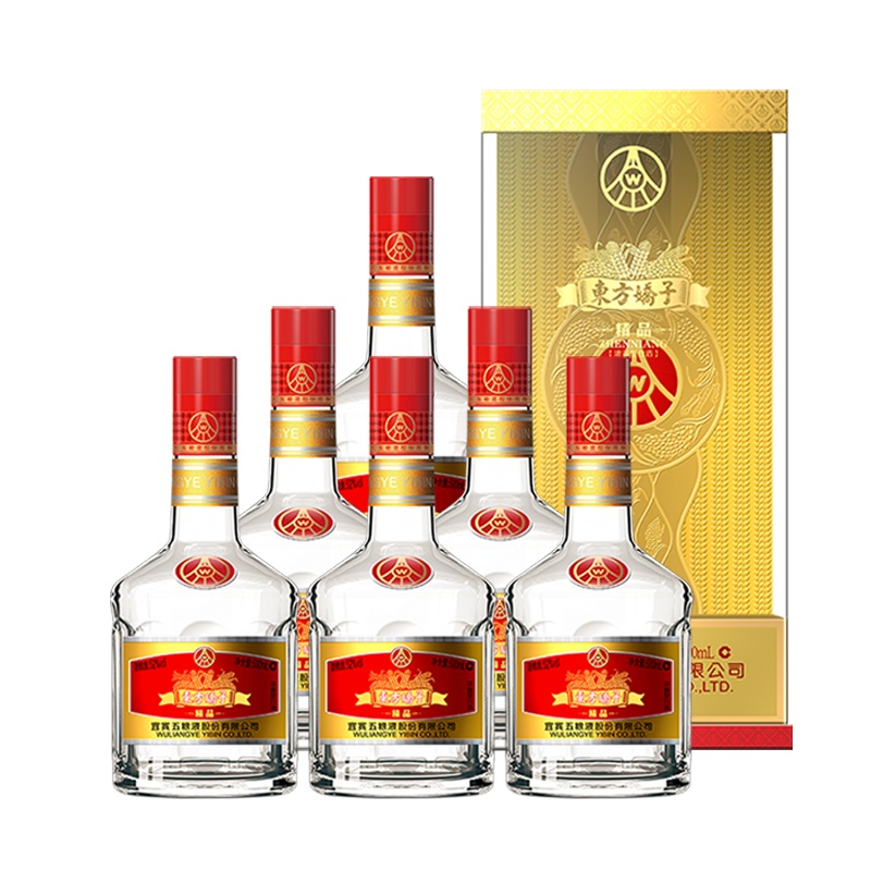 五粮液股份东方娇子精品52度500ml*6瓶整箱浓香型白酒