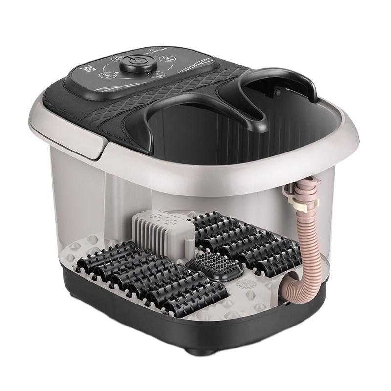 皇威旋钮一键全自助足浴盆熏蒸泡三合一按摩器材泡脚盆养生按摩足浴盆 H-3212B