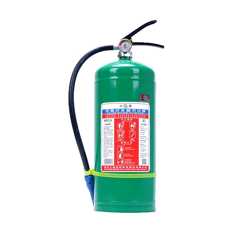 江荆 手提式水基型灭火器6升 车用家用及商用灭火器MPZ/6水系灭火器6L