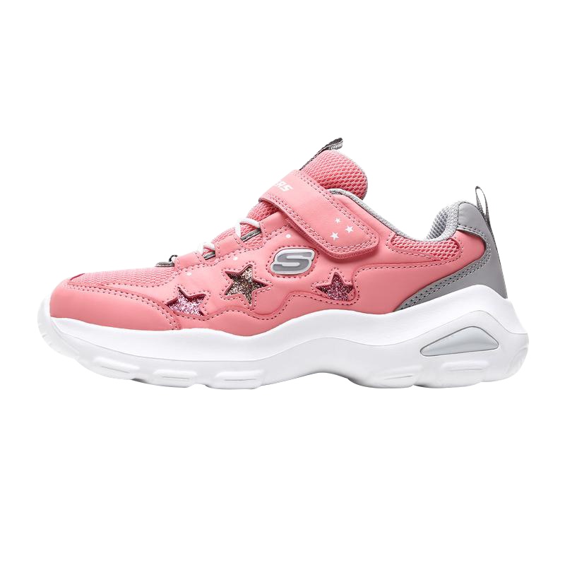 Skechers斯凯奇女童鞋俏皮熊猫鞋休闲运动鞋大童老爹鞋996348L