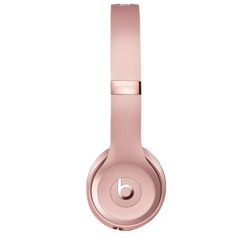 Beats Solo3 Wireless 头戴式 蓝牙无线耳机 手机耳机 游戏耳机 玫瑰金色 MP162PA/A